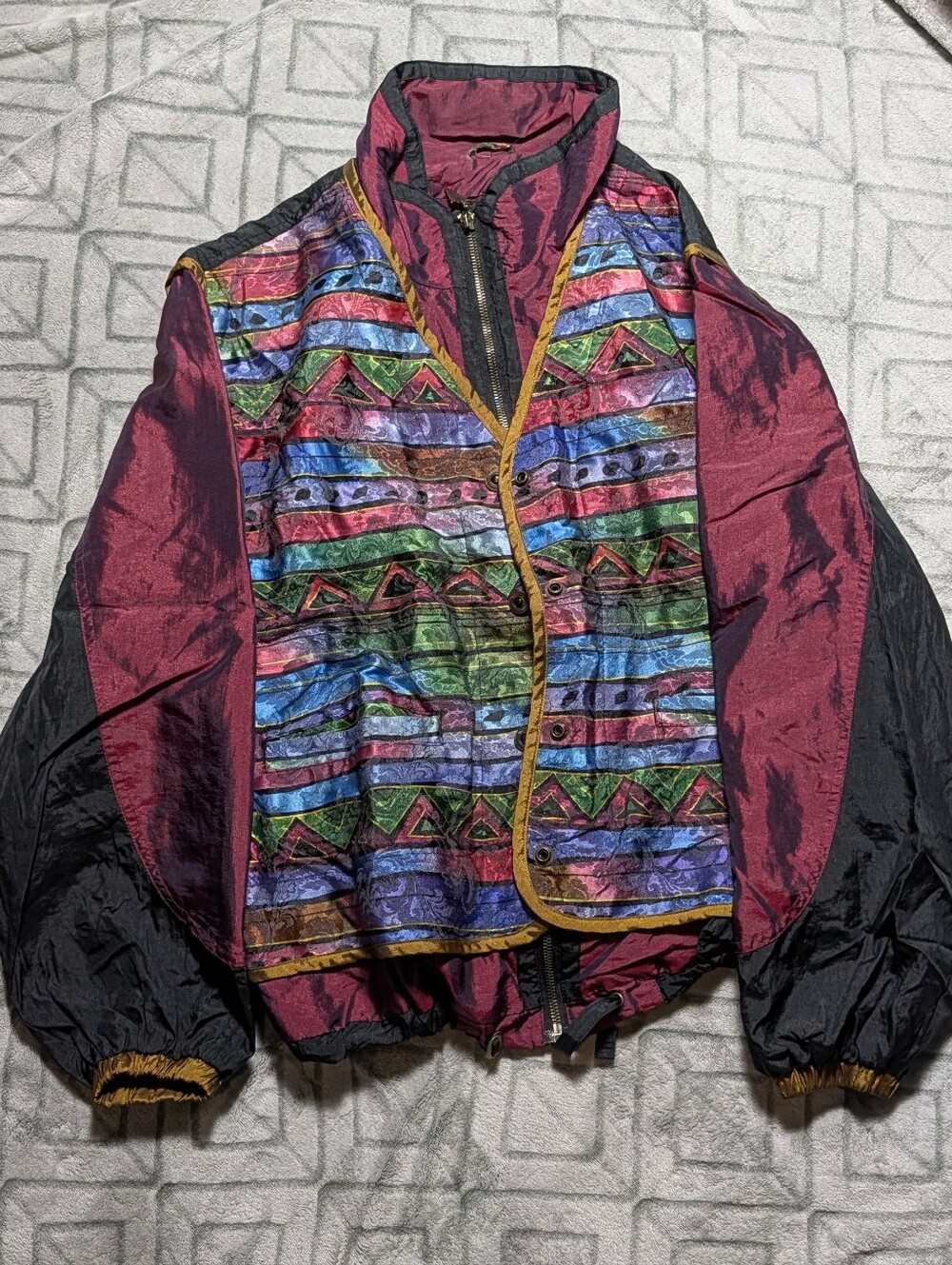 True Vintage EastWest Convertible Windbreaker Jacket/Vest